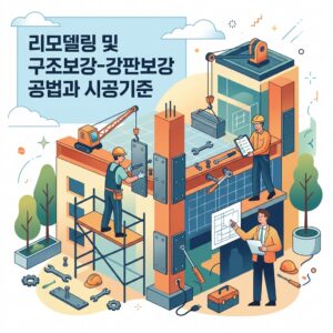 ai thumbnail illustration 리모델링 및 구조보강 강판보강 공법과 시공기준 1789802410