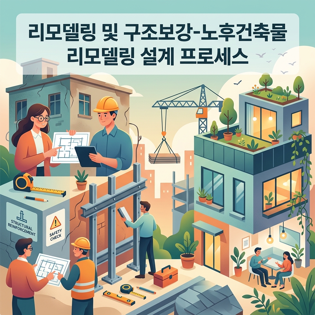 ai thumbnail illustration 리모델링 및 구조보강 노후건축물 리모델링 설계 프로세스 1789803156