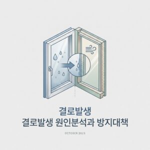 ai thumbnail minimal 결로발생 원인분석과 방지대책 1789513161