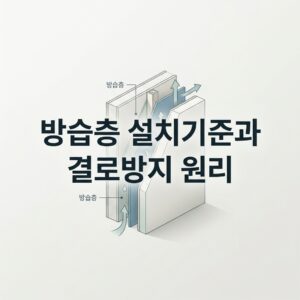 ai thumbnail minimal 방습층 설치기준과 결로방지 원리 1789512914