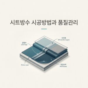 ai thumbnail minimal 시트방수 시공방법과 품질관리 1789511249