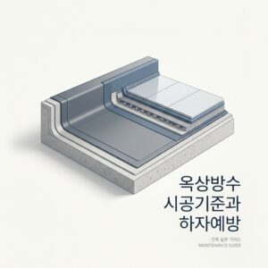 ai thumbnail minimal 옥상방수 시공기준과 하자예방 1789511010