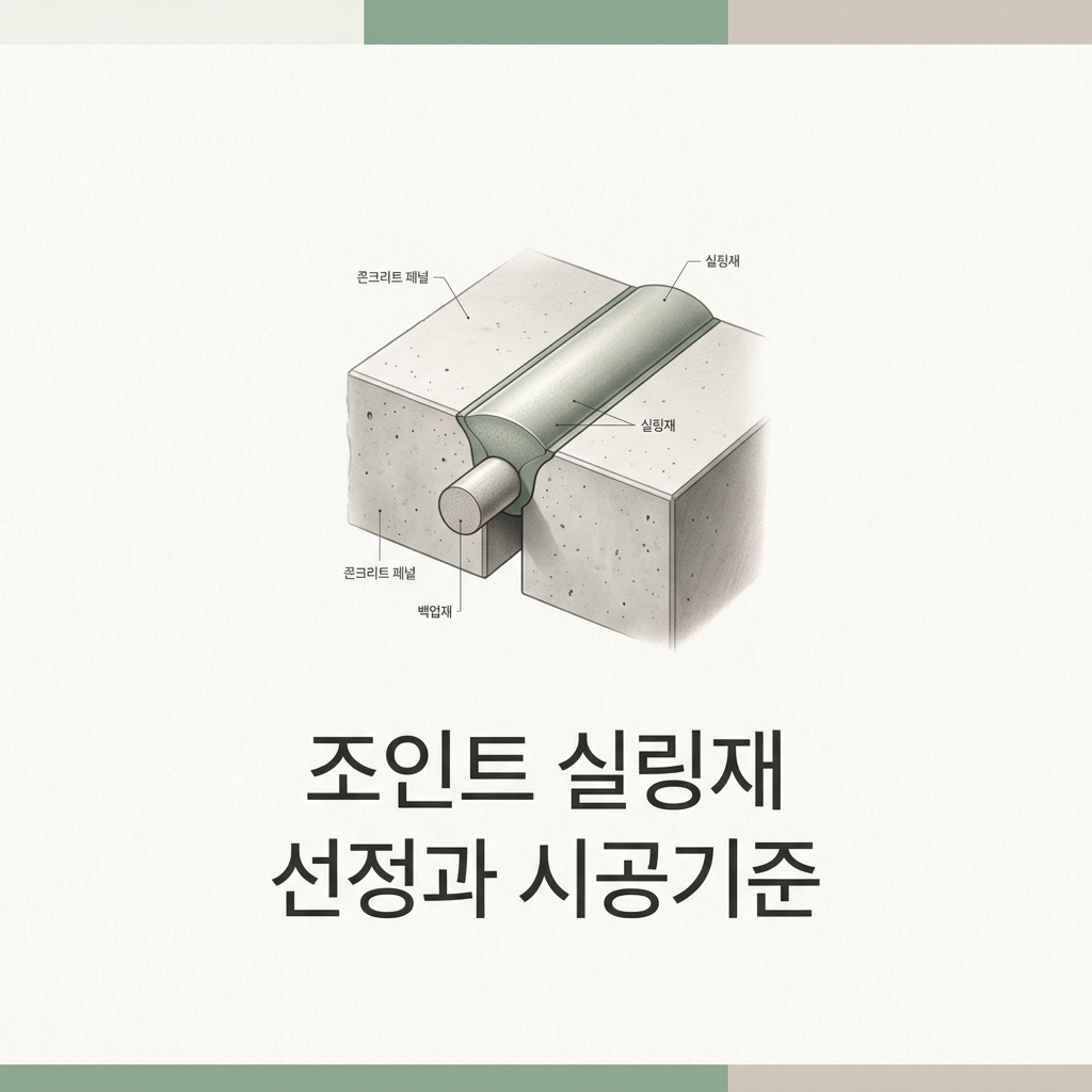 ai thumbnail minimal 조인트 실링재 선정과 시공기준 1789514152