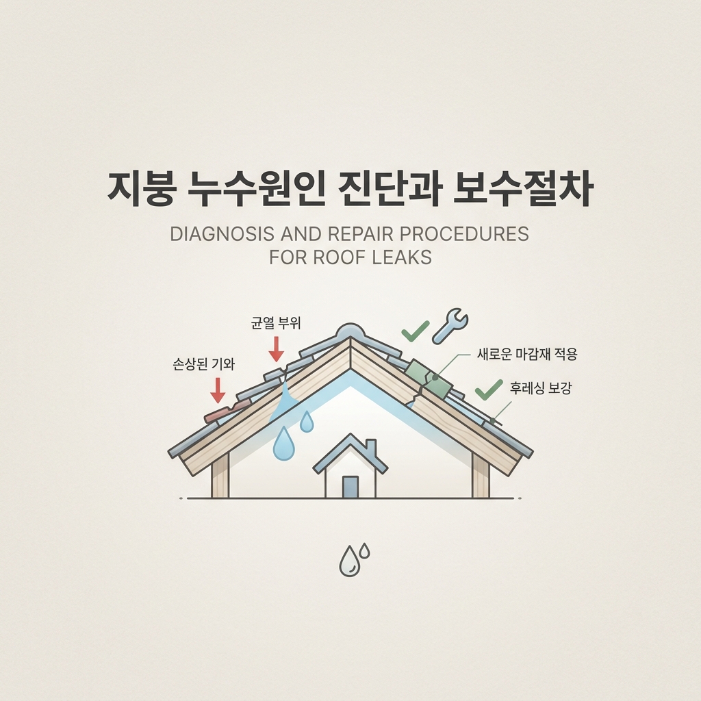 ai thumbnail minimal 지붕 누수원인 진단과 보수절차 1789514355