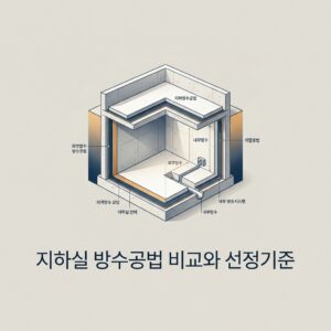 ai thumbnail minimal 지하실 방수공법 비교와 선정기준 1789510707