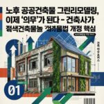 ai thumbnail poster 노후 공공건축물 그린리모델링 이제 의무가 된다 건축사가 정리한 녹색건축물법 개정 핵심 1789005955